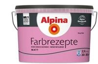 Alpina Farbrezepte Innenfarbe &ndash; Party Pink matt &ndash; Wandfarben f&uuml;r einzigartige