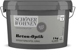 Beton-Optik Effektspachtel 1 kg grau Sch&ouml;ner Wohnen Trendstruktur