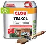 CLOU Teak&ouml;l: Holz&ouml;l f&uuml;r Gartenm&ouml;bel und Terrassen, zum Impr&auml;gnieren, Auffrischen