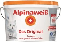 Alpinawei&szlig; Das Original &ndash; optimal deckende und ergiebige wei&szlig;e Wandfarbe &ndash; mit