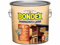 Bondex Dauerschutz Lasur Eiche 2,5 L für 32 m² | Hoher Wetter- und UV-Schutz...