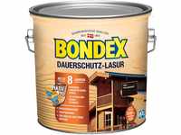 Bondex Dauerschutz Lasur Rio Palisander 2,5 L für 32 m² | Hoher Wetter- und