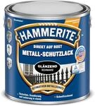 Hammerite Metallschutzlack Gl&auml;nzend, Schwarz, 2,5L