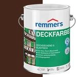 Remmers Deckfarbe nussbraun, 10 Liter, Deckfarbe f&uuml;r innen und au&szlig;en,
