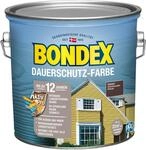 Bondex Dauerschutz Farbe Kakao (Schokoladenbraun) 2,5 L f&uuml;r 22,5 m&sup2; | Hervorragende