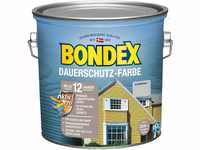 Bondex Dauerschutz Farbe Silbergrau 2,5 L für 22,5 m² | Hervorragende