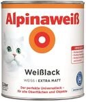 Alpinawei&szlig; Wei&szlig;lack &ndash; extra matt &ndash; Universallack f&uuml;r den Innen- und