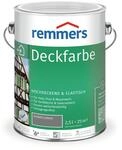 Remmers Deckfarbe dunkelgrau, 2,5 Liter, Deckfarbe f&uuml;r innen und au&szlig;en,