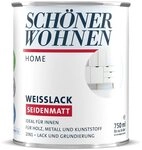 Sch&ouml;ner Wohnen Weisslack DurAcryl Weis Seidenmatt, 0,75 Ltr. ausreichend bei