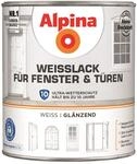 Alpina Wei&szlig;lack f&uuml;r Fenster & T&uuml;ren 2 Liter gl&auml;nzend