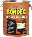 Bondex Holzlasur f&uuml;r Au&szlig;en Dunkelgrau 4 L f&uuml;r 52 m&sup2; | Hoher Wetter- und UV-Schutz