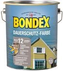 Bondex Dauerschutz Farbe Schneewei&szlig; 4 L f&uuml;r 36 m&sup2; | Hervorragende Farbstabilit&auml;t