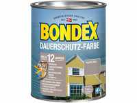 Bondex Dauerschutz Farbe Taupe hell 0,75 L für 7 m² | Hervorragende...