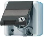 Jung 820NAWSL Schuko-Steckdose mit Sicherheitsschloss