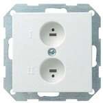 Gira 040203 Wei&szlig; Steckdose - Steckdosen (3,1 cm)