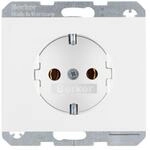 Berker SCHUKO-Steckdose pws/gl 47157009 K.1 Steckdose 4011334265078