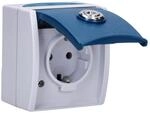 Busch-Jaeger 20 EWSL-53 SCHUKO&reg; Steckdose (Thermoplast) Grau ocean&reg; (IP 44)