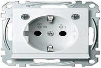 Merten MEG2304-0319 SCHUKO-Steckd. m. Lichtausl. u. LED-Bel.-Modul, BRS, StK,