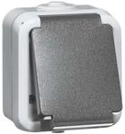 Steckdose SCHUKO grau
