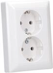 Jung AS5020UWW Schuko -Steckdose 2-fach