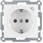 Berker SCHUKO-Steckdose pws/gl m.FI-Schutzschalt. 47088989