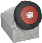 MENNEKES CEE Wandsteckdose, kompakt, 63 A, 5-polig, 400 V, 6h, IP67, Schraubkontakt,