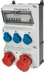 MENNEKES AMAXX Kombi CEE 32A+16A, 3x SCHUKO, FI 40A, LS 16A, IP44 | mit FI Typ...