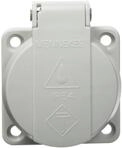 Mennekes 101700020 Schuko-Steckereinbau 16 A/230 V, Steckdose, Schutzart IP 54, grau