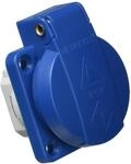 Mennekes 101700021 Schukostecker-Einbaudose 16 A / 230 V, Schutzart IP 54, Blau