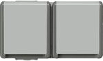 Siemens - 5UB4722 DELTA Fl&auml;che IP44 AP SCHUKO-Steckdose 2-Fach