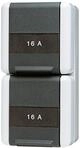 Jung 8220NAW Schuko-Steckdose NA