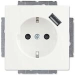 Busch-Jaeger Schuko USB-Steckdose Future Linear, 20EUCBUSB-84