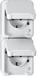 Schneider Electric Merten Schuko-Steckdose mit Klappdeckel, MEG2328-8019