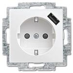Busch-Jaeger SCHUKO USB-Steckdose 20 EUCBUSB-914 alpinwei&szlig; Busch-Balance SI