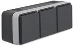 BERKER Berk AP-Steckdose SCHUKO 47733515 3fach waagere