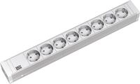 Bachmann Steckdosenleiste 19'' Zoll PDU 8-Fach 1,5HE 2m Kabel Mehrfachsteckdose...