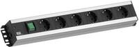 Bachmann Steckdosenleiste HANDWERKERLEISTE 6-Fach mit Schalter 2m Kabel