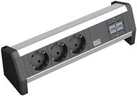 BACHMANN Tisch-Steckdosenleiste 3fach+2xRJ45 3391004