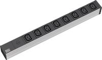 BACHMANN 19Zoll Steckdosenleiste 8fach 2m Schuko/Kaltg 333408