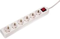 as - Schwabe 6-Fach Steckdosenleiste wei&szlig; mit Schalter 230 V / 16 A &ndash;
