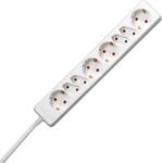 Kopp 120502004 4+4-Fach Steckdosenleiste Standard, 4+4fach, wei&szlig;