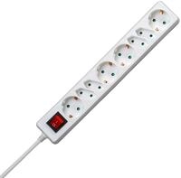 Kopp 129502003 4+4-Fach Steckdosenleiste mit beleuchtetem Schalter Standard...