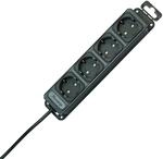 Kopp 127115016 Unoversal Steckdosenleiste, 4-Fach, anthrazit
