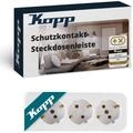 Kopp 3-Fach Schutzkontakt-Steckdosenleiste in Arktiswei&szlig; - Wiederanschlie&szlig;bar ohne