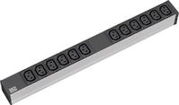 BACHMANN 333.616 Steckdosenleiste 19 Zoll, 1 HE, 12 x C13 Verriegelung,...