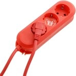 BACHMANN 388.371 Steckdosenleiste Rot Schutzkontakt 1 St.
