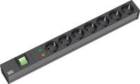 Bachmann 333.535 19Z 1HE 7-Fach Steckdosenleisten