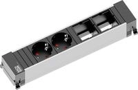 Bachmann 9160601 Steckdosenbox Power Frame Cover DATA L: 299,1 mm, B: 87,1 mm...