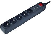 Gembird Steckdosenleiste 5-Fach &Uuml;-Schutz (3m) Kabel, SPG5-C-10