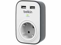 Belkin SurgeCube USB-Steckdose und Überspannungsschutz, 1 Weg/1 Stecker mit